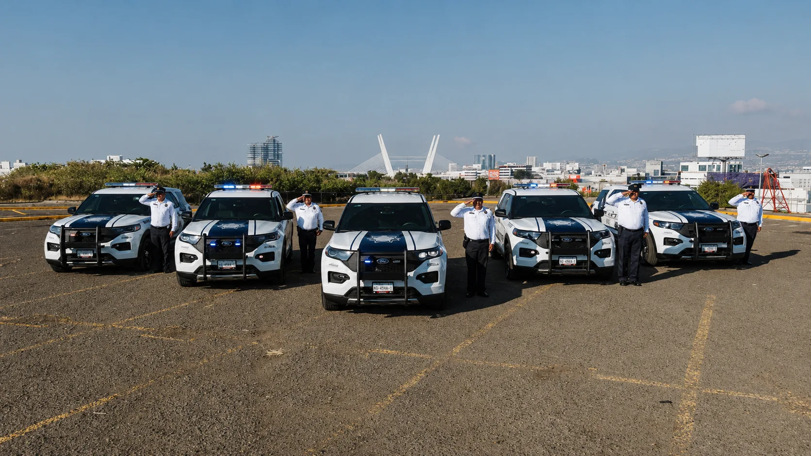 Pachuca renueva su flota policial con 38 unidades y tecnología de punta